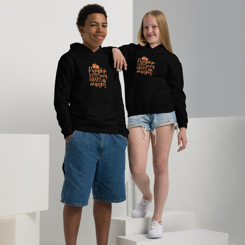 Pumpkin Kisses Youth heavy blend hoodie