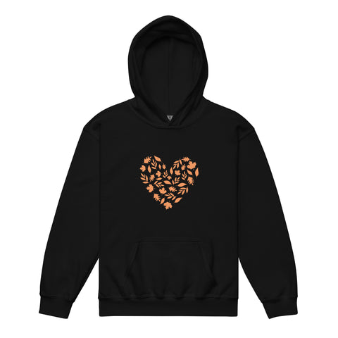 Fall Heart Youth heavy blend hoodie