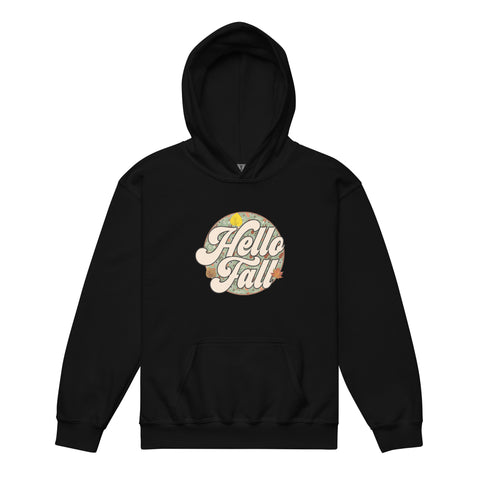 Hello Fall Youth heavy blend hoodie