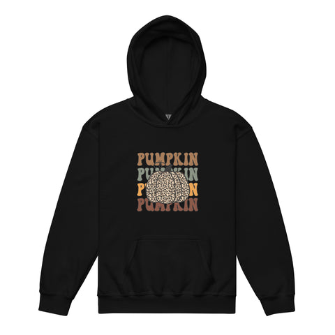 Pumpkin Leopard Youth heavy blend hoodie