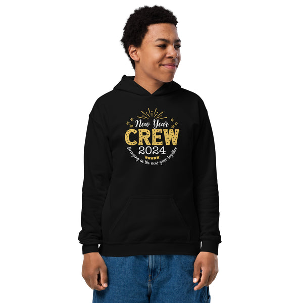 New Year Crew 2024 Youth heavy blend hoodie