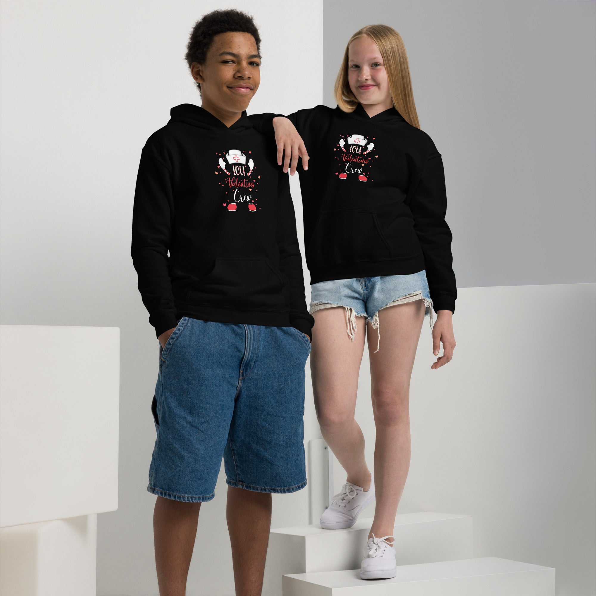 Valentines Crew Youth heavy blend hoodie