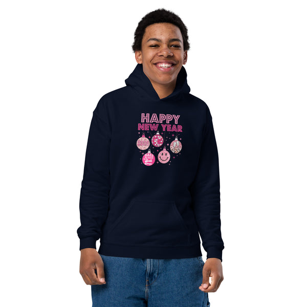 Happy New Year 2024 Youth heavy blend hoodie