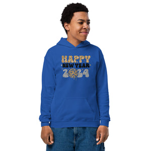 Happy New Year 2024 Youth heavy blend hoodie