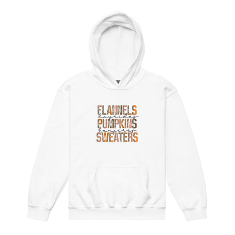 Flannels Pumpkins Youth heavy blend hoodie