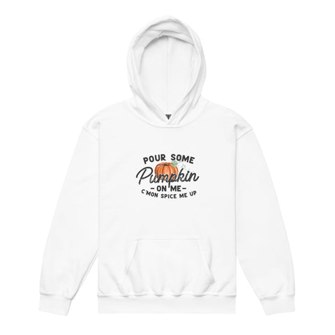 Pour some Pumpkin on me Youth heavy blend hoodie