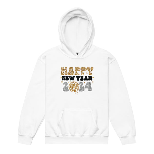 Happy New Year 2024 Youth heavy blend hoodie