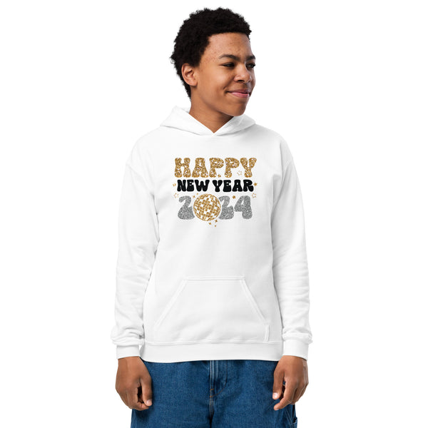 Happy New Year 2024 Youth heavy blend hoodie