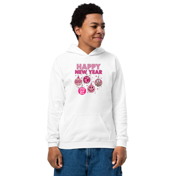 Happy New Year 2024 Youth heavy blend hoodie