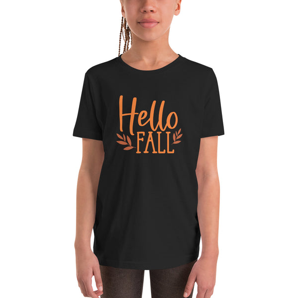 Hello Fall Youth Short Sleeve T-Shirt