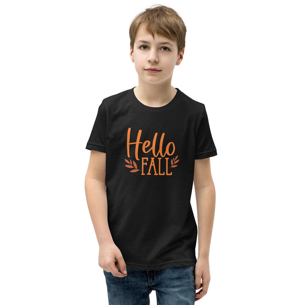 Hello Fall Youth Short Sleeve T-Shirt
