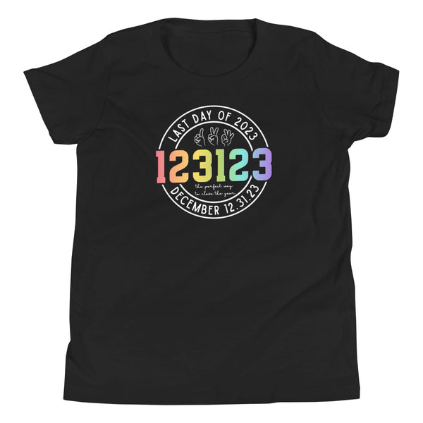 123123 Last Day of 2023 Youth Short Sleeve T-Shirt