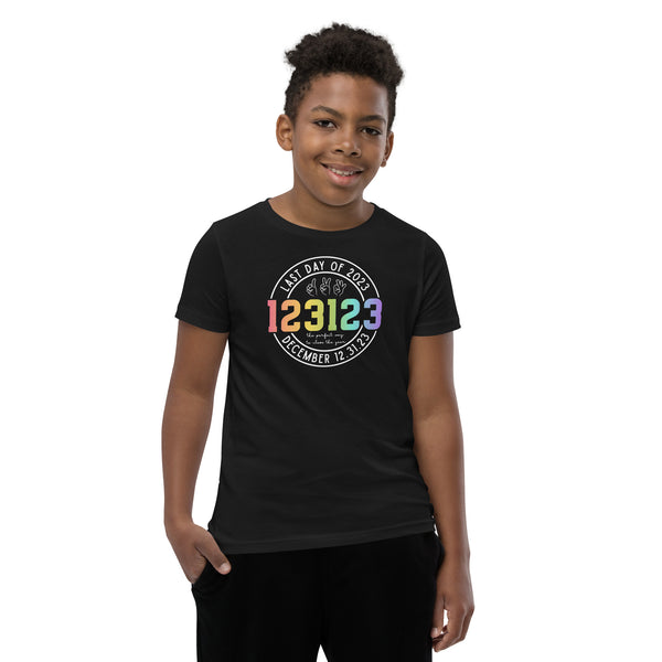 123123 Last Day of 2023 Youth Short Sleeve T-Shirt