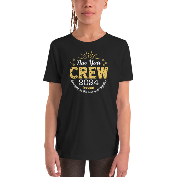 New Year Crew 2024 Youth Short Sleeve T-Shirt