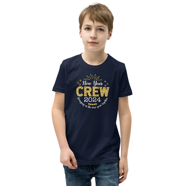 New Year Crew 2024 Youth Short Sleeve T-Shirt