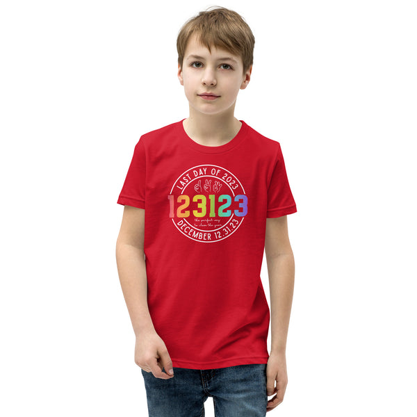 123123 Last Day of 2023 Youth Short Sleeve T-Shirt