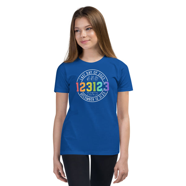 123123 Last Day of 2023 Youth Short Sleeve T-Shirt