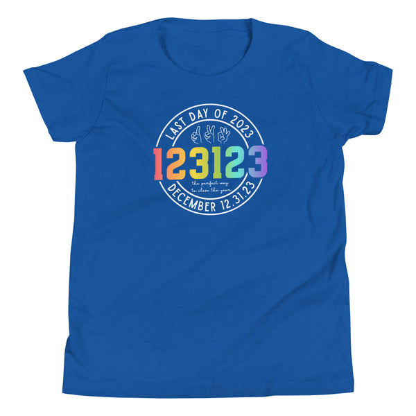 123123 Last Day of 2023 Youth Short Sleeve T-Shirt