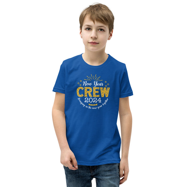 New Year Crew 2024 Youth Short Sleeve T-Shirt