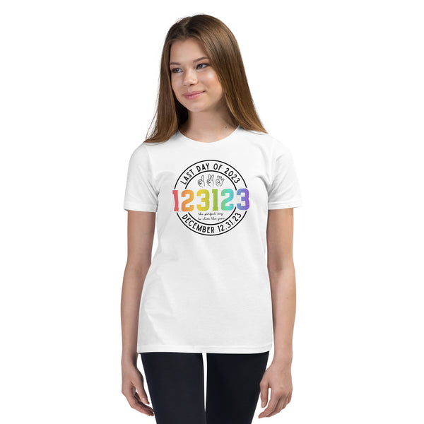 123123 Last Day of 2023 Youth Short Sleeve T-Shirt