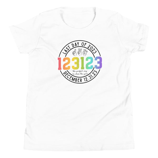 123123 Last Day of 2023 Youth Short Sleeve T-Shirt