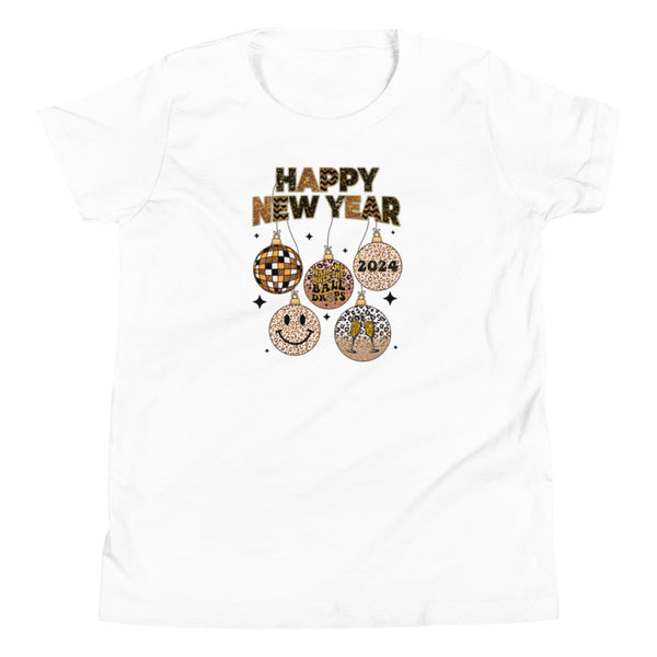 Happy New Year 2024 Youth Short Sleeve T-Shirt